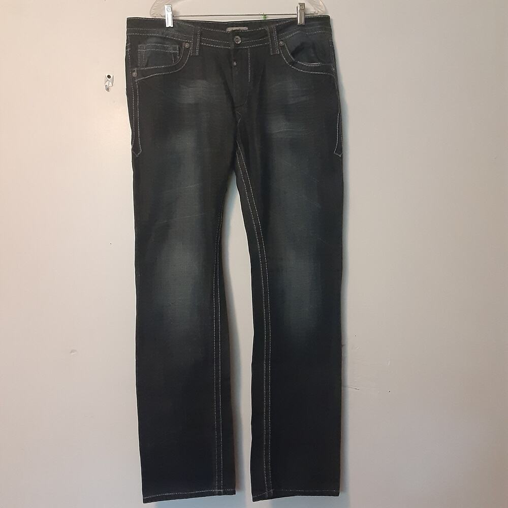 ANTIQUE RIVET Vintage Men's Jeans Size 36x34 Rustic Grundge Rock
